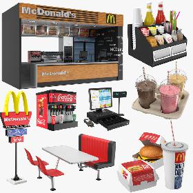 Fast Food Collection 3D